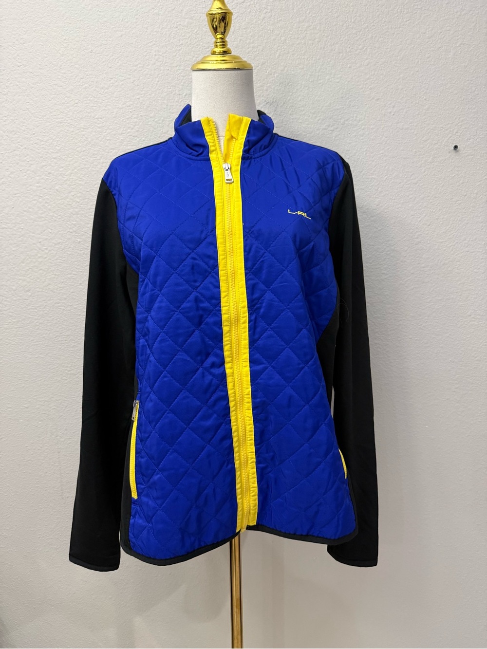 Lauren Ralph Lauren Active full-zip jacket Blue Yellow XL
